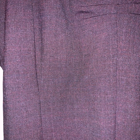 Womens Rebecca Taylor Purple Wool Ruffle Dress - Picture 3 of 6